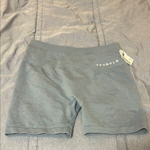 YoungLA Women's Blue Bike Shorts